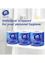 Toilet Tissue Vinda Deluxe Smooth Feel Toilet Tissue 3 Ply 27 Rolls × 250 Sheets Free Shipping - Image 6